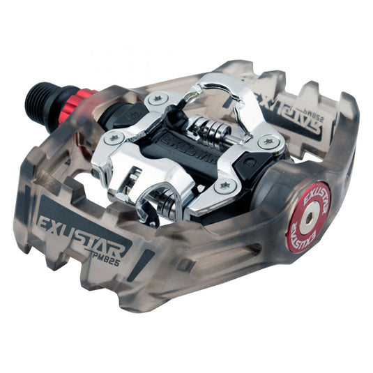 Exustar-PM825-MTB-Pedals-Clipless-Pedals-with-Cleats-Aluminum-Chromoly-Steel_PEDL1144