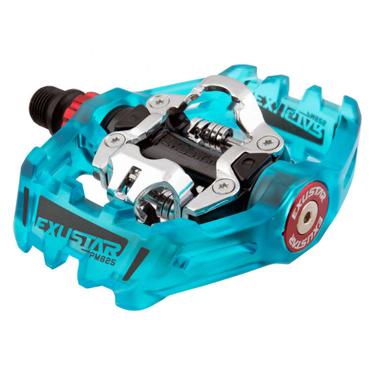 Exustar-PM825-MTB-Pedals-Clipless-Pedals-with-Cleats-Aluminum-Chromoly-Steel_PEDL1145