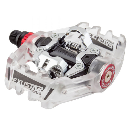 Exustar-PM825-MTB-Pedals-Clipless-Pedals-with-Cleats-Aluminum-Chromoly-Steel_PEDL1146