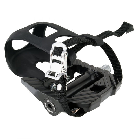 Exustar-PS816-C8-Training-Pedals-Clipless-Pedals-with-Cleats-Aluminum-Chromoly-Steel_PEDL0832