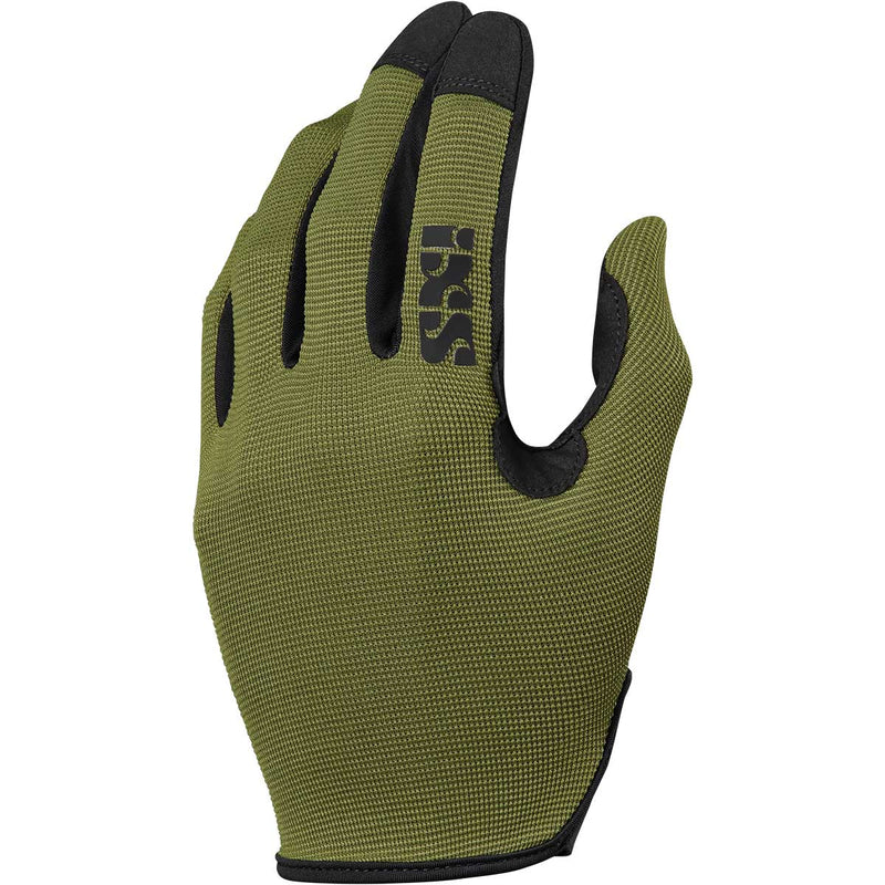 Load image into Gallery viewer, iXS Carve Digger Mens Mountain Bike Full Finger Gloves, Olive Green, Small
