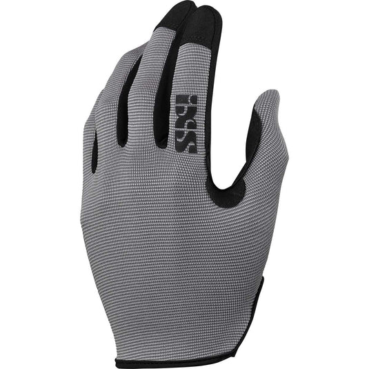iXS Carve Digger Mens Mountain Bike Full Finger Gloves, Graphite, Medium