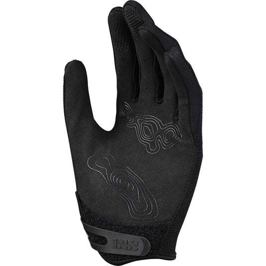 iXS Carve Digger Mens Mountain Bike Full Finger Gloves, Black, Small