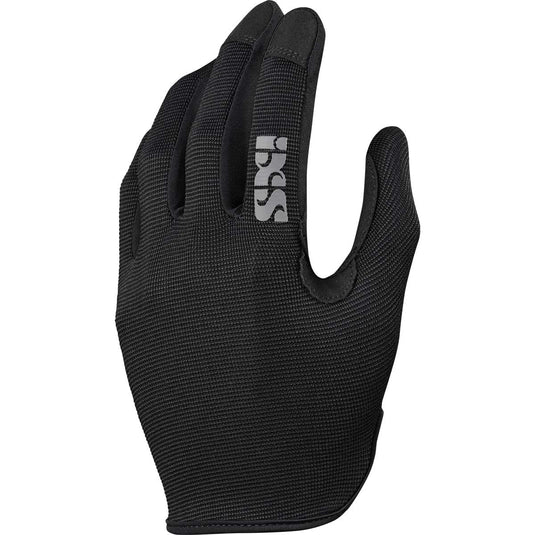 iXS Carve Digger Mens Mountain Bike Full Finger Gloves, Black, Large