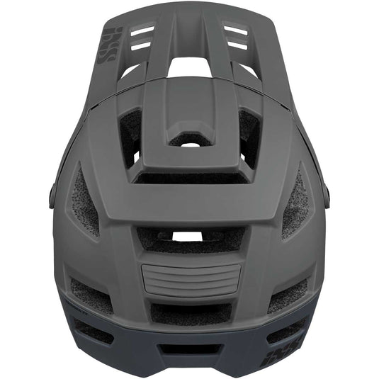 iXS Trigger FF Enduro Mountain Bike Full Face Helmet, Graphite, SM(54-58cm)