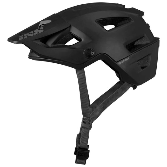 iXS Trigger AM All Mountain/Enduro Bicycle Helmet, Black, SM(54-58cm)