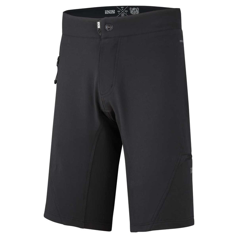 Load image into Gallery viewer, iXS Carve Evo Shorts Black S | 88% Polyester, 12% Elastane, 4-Way Stretch
