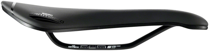 Load image into Gallery viewer, Selle San Marco Aspide Short Open-Fit Saddle - Black 139mm Width Steel Rails
