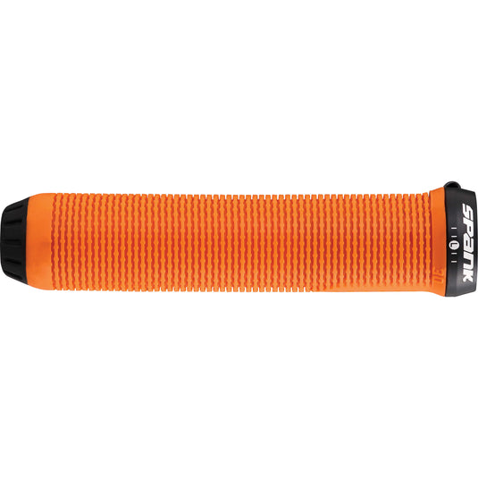 Spank SPIKE Grip 30 Orange | Bar-Ends Are Impact Resistant