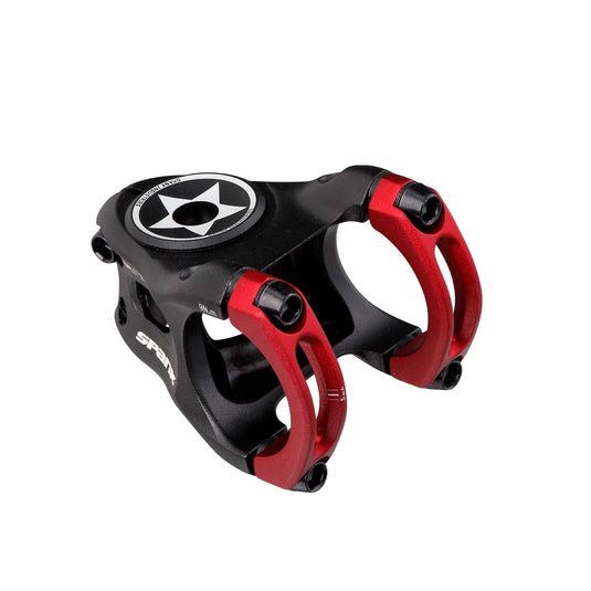 SPANK SPLIT 35 Stem 35mm Red Aluminum | Highly Weight-Optimized Single Crown